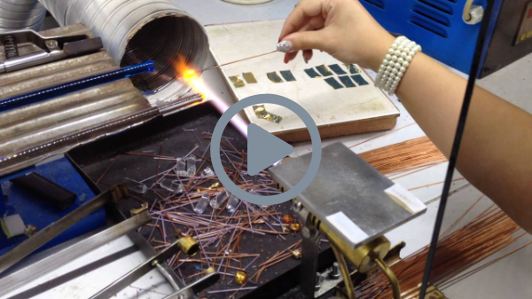 Video - Lampwork Beads With Gold Foil