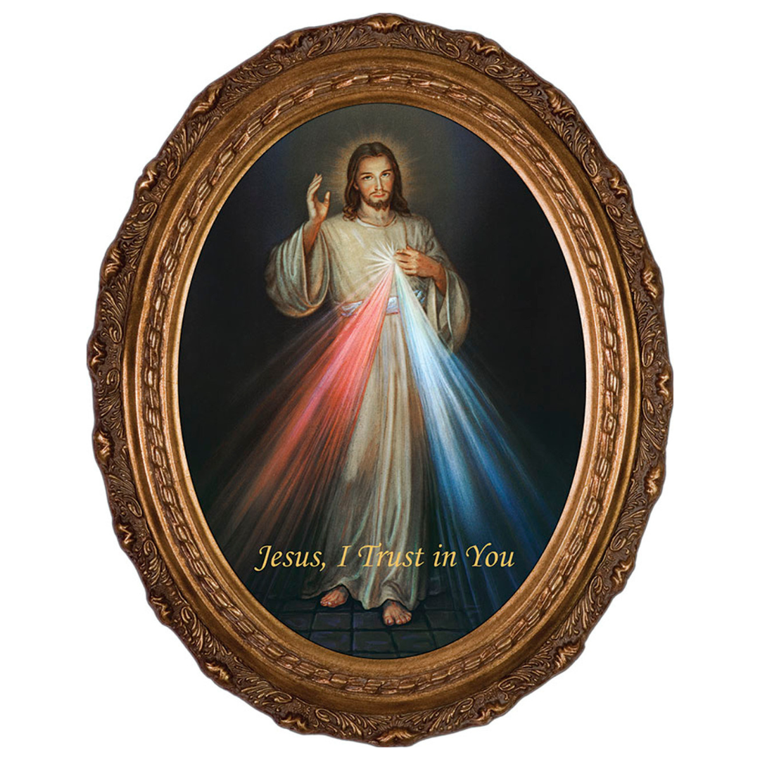 King of Divine Mercy House Flag