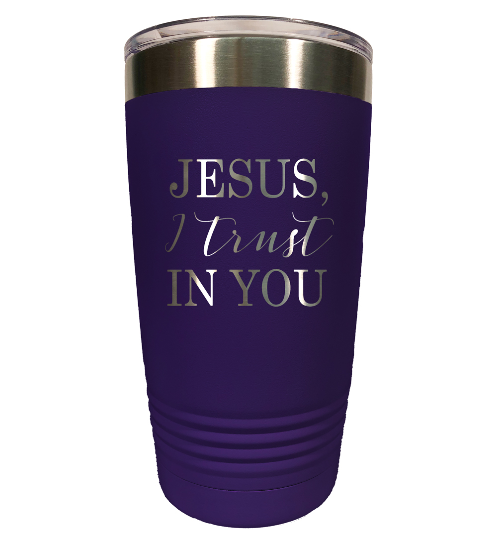 “Jesus, I Trust In You“ Tumbler