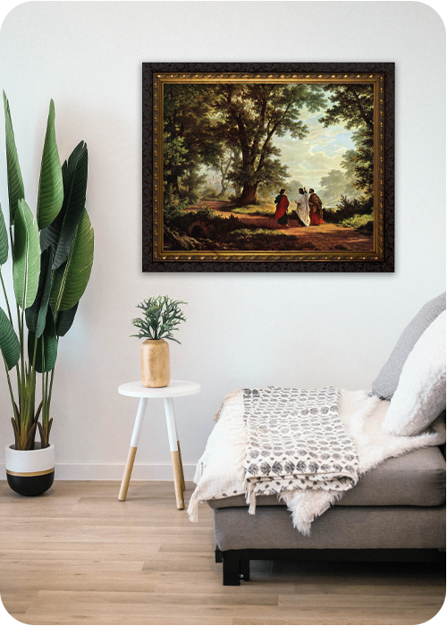 Road to Emmaus Framed Art
