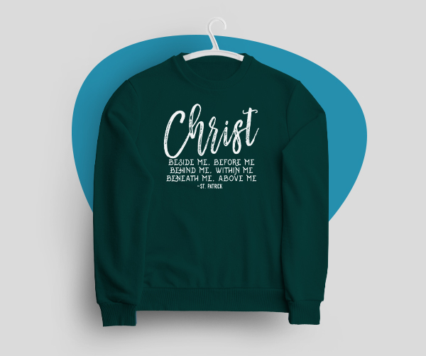 Christ Beside Me Crewneck