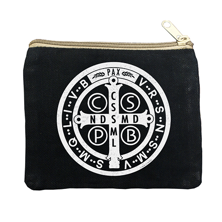 Benedictine Medal Rosary Bag