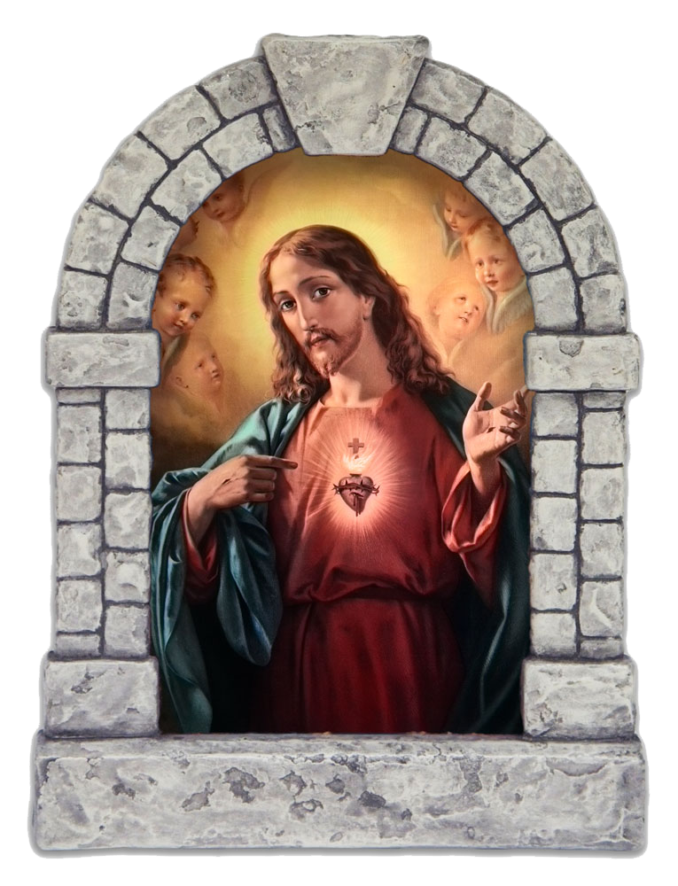 Sacred Heart Outdoor Garden Shrine