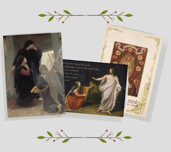 Easter card selection