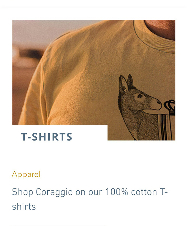 Coraggio T-shirts