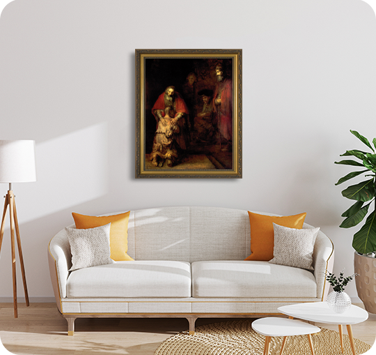 Prodigal Son by Rembrandt Framed Print