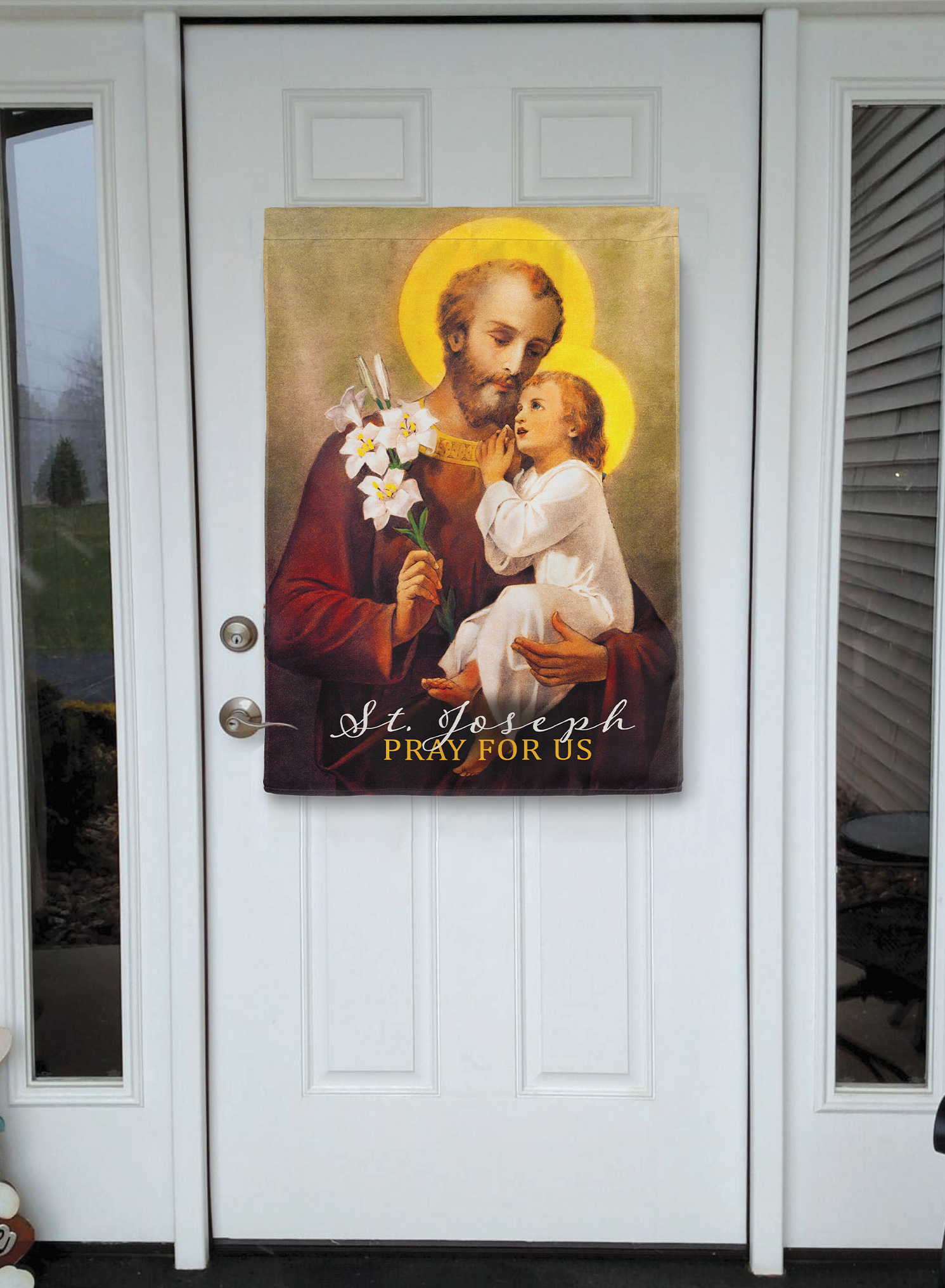 St. Joseph Pray for Us Flag