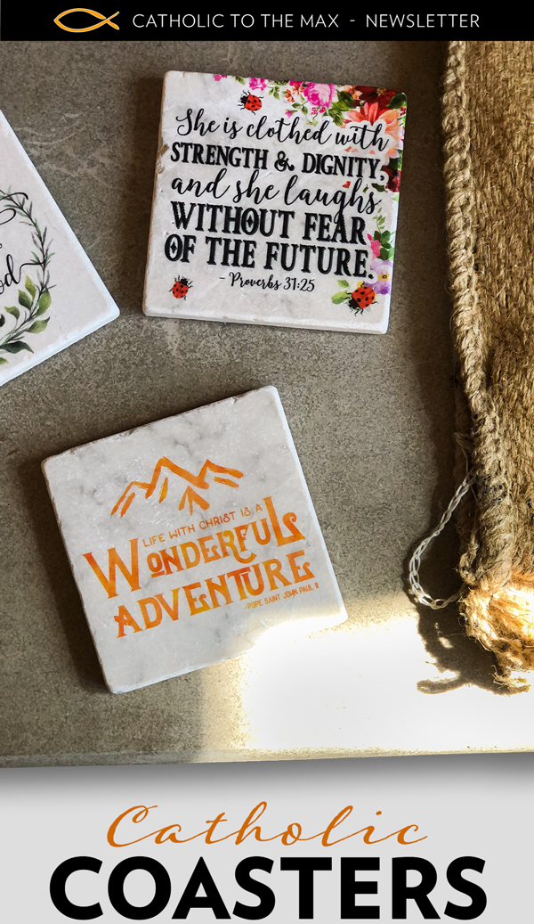 Blessed stone coasters