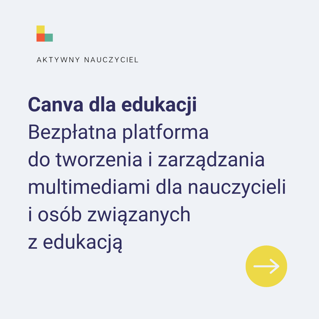 Canva dla nauczycieli - aktywnynauczyciel.pl