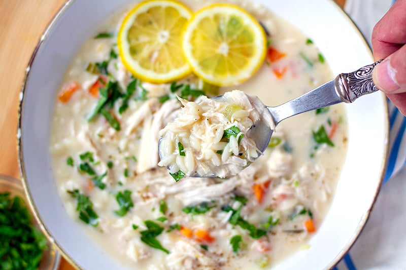 Greek Lemon Chicken Soup