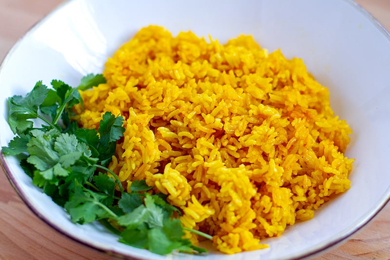 Instant Pot Turmeric Jasmine Rice