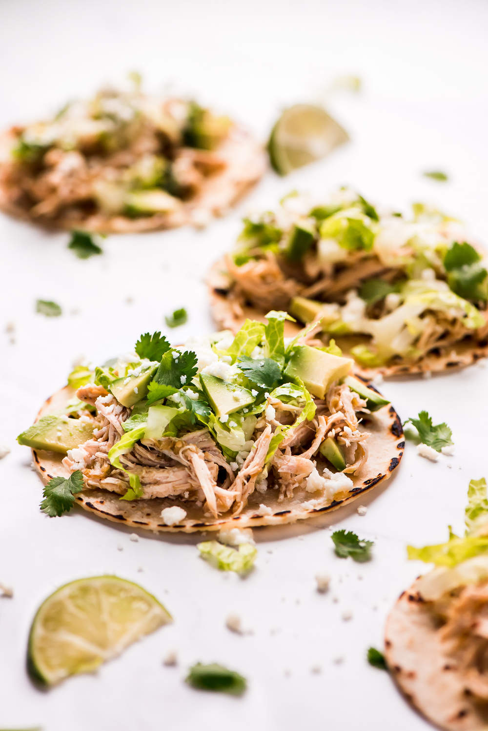 Salsa Verde Chicken Tacos