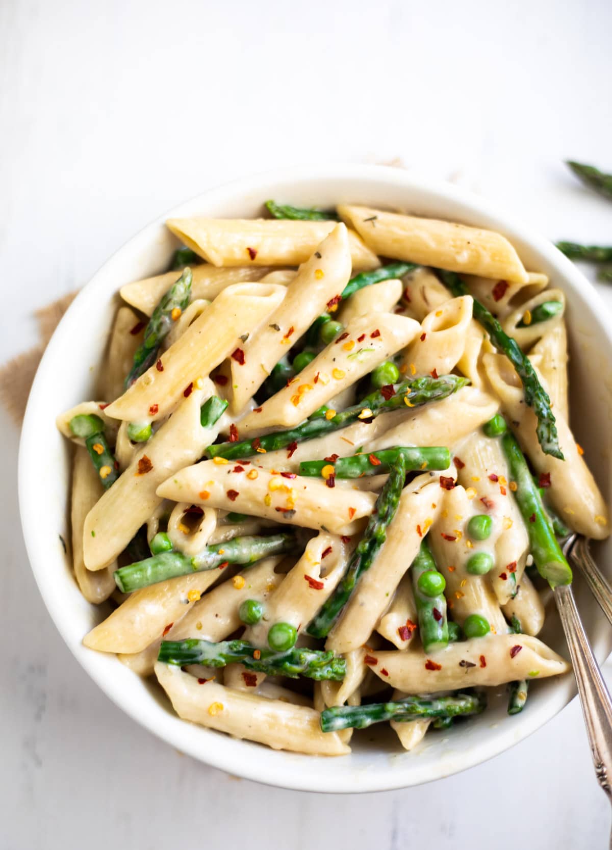 Instant Pot Lemon Asparagus Pasta