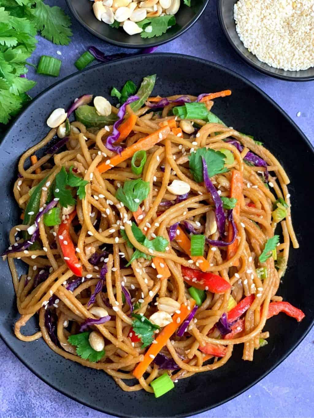 Instant Pot Thai Peanut Noodles