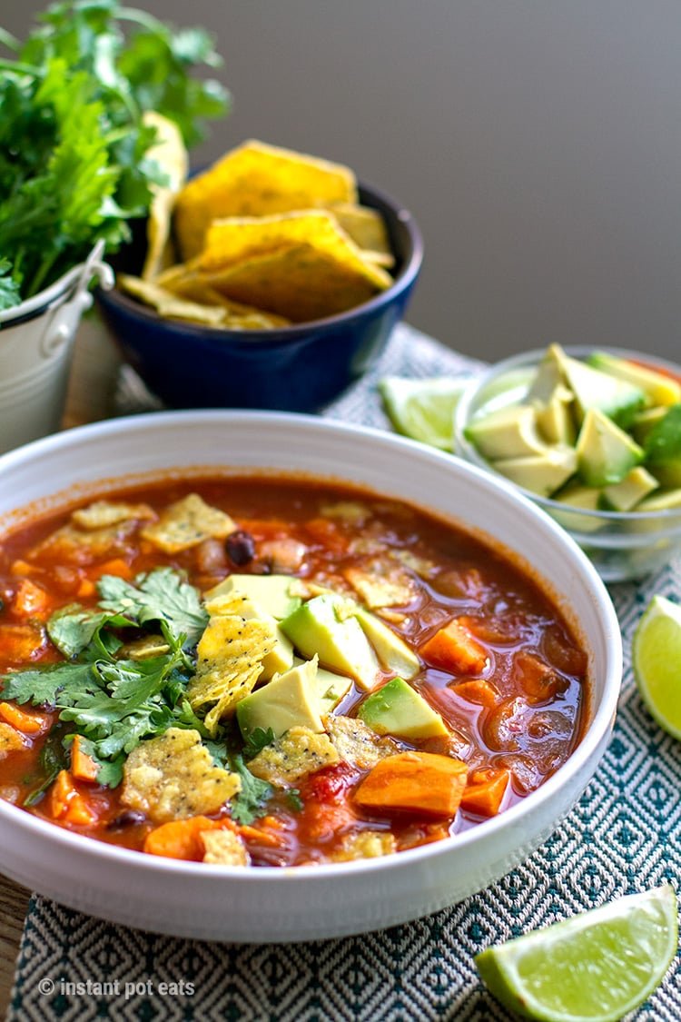 Sweet Potato Tortilla Soup