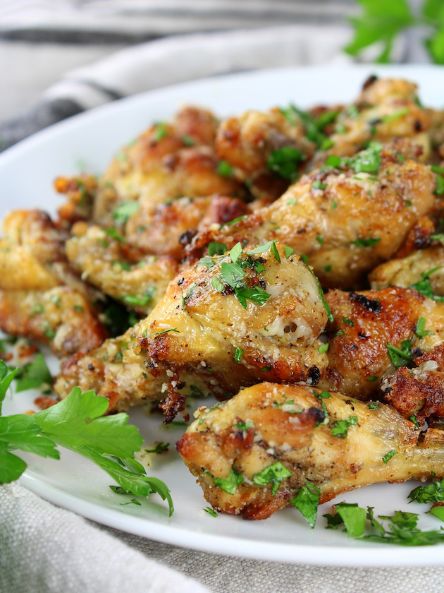Instant Pot Garlic Parmesan Chicken Wings