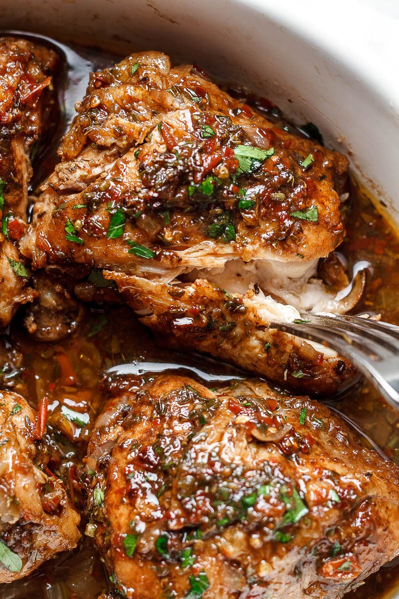 Honey Balsamic Instant Pot Chicken