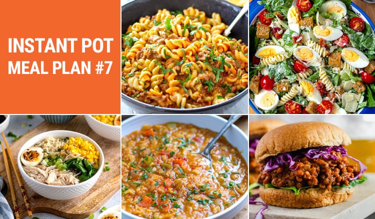 Instant Pot Meal Plan #7⁠