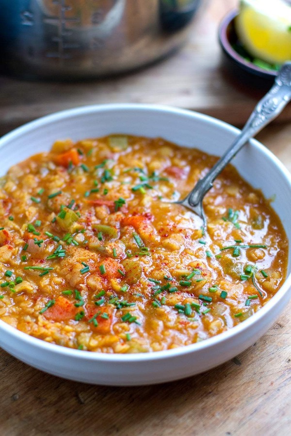 Turkish Split Pea Stew In An Instant Pot