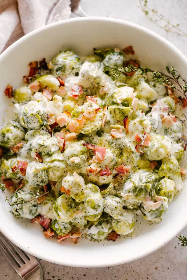 Instant Pot Creamy Brussel Sprouts