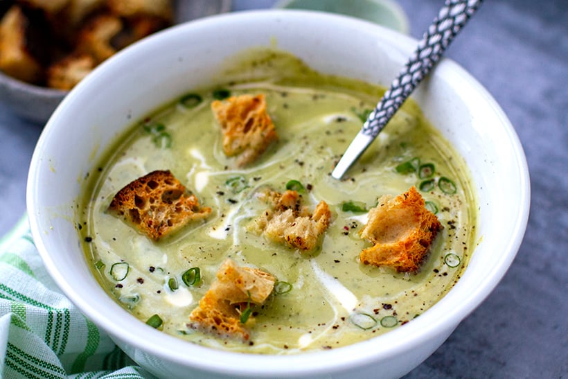Instant Pot zucchini soup