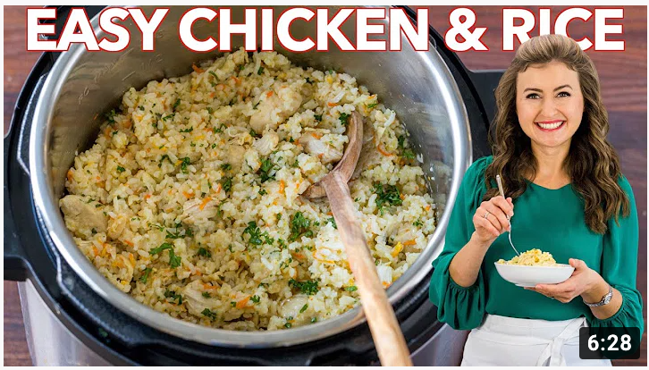 Easy Instant Pot Chicken & Rice