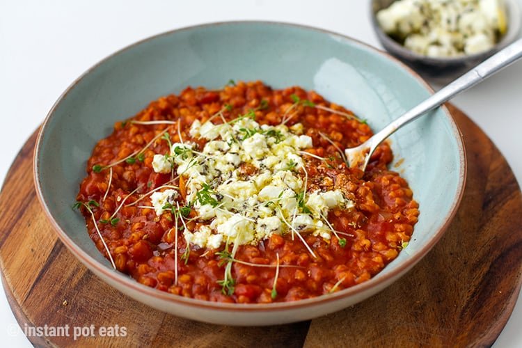 Instant Pot Barley Risotto