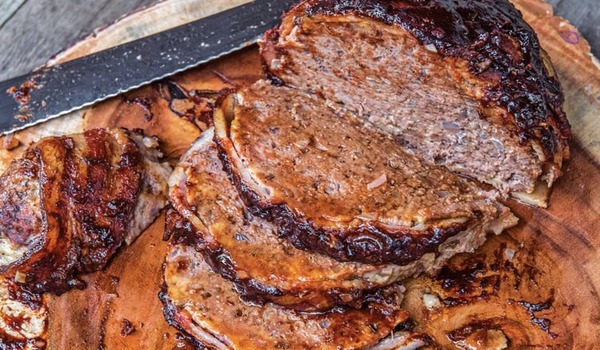 Instant Pot Bacon BBQ Meatloaf