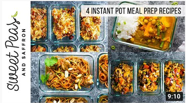 4 Instant Pot Meal Prep Recipes