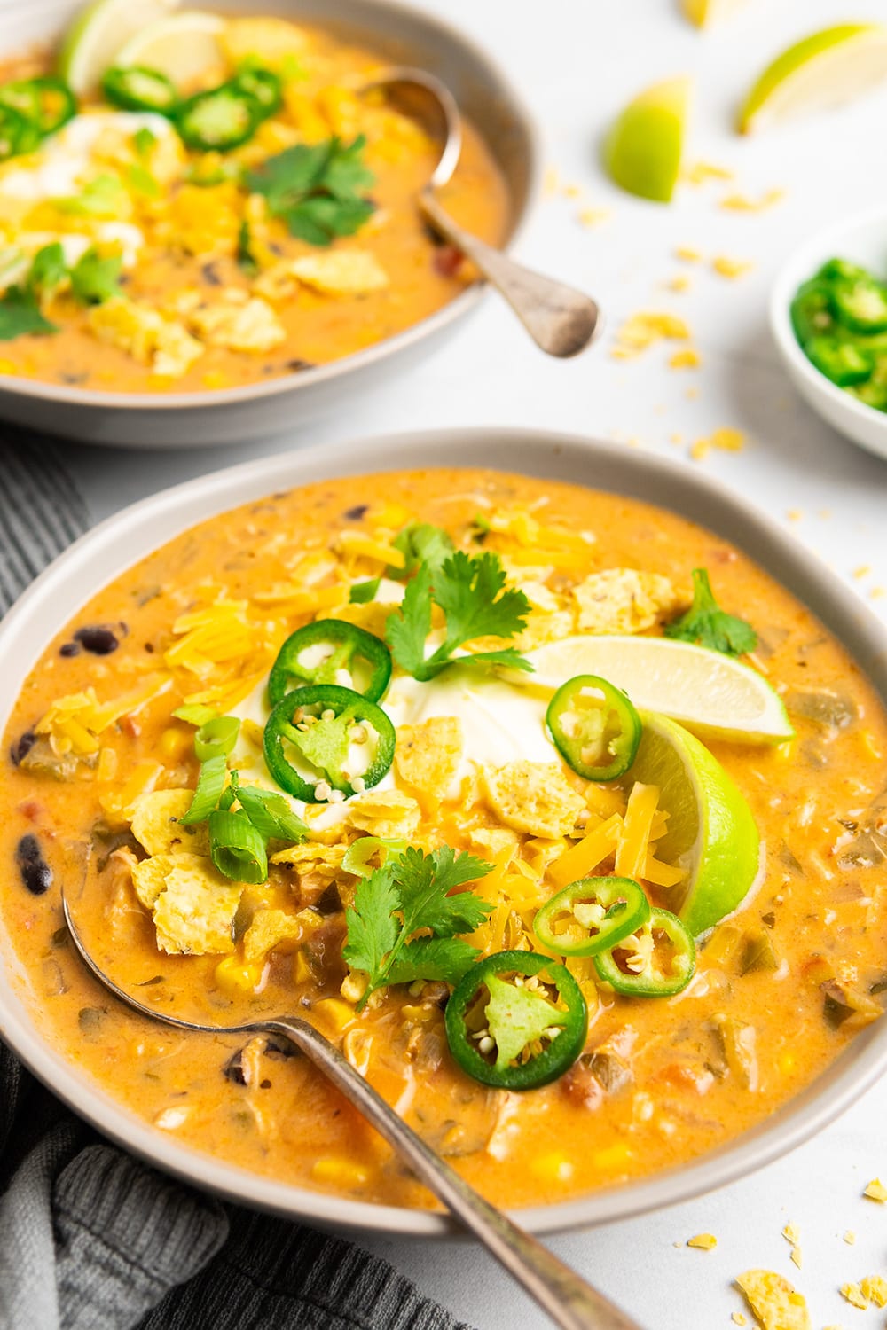 Instant Pot Chicken Enchilada Soup