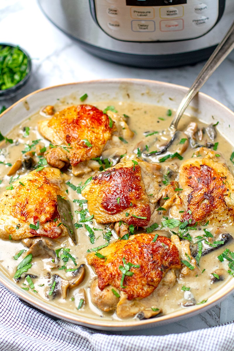 Instant Pot Chicken Fricassee