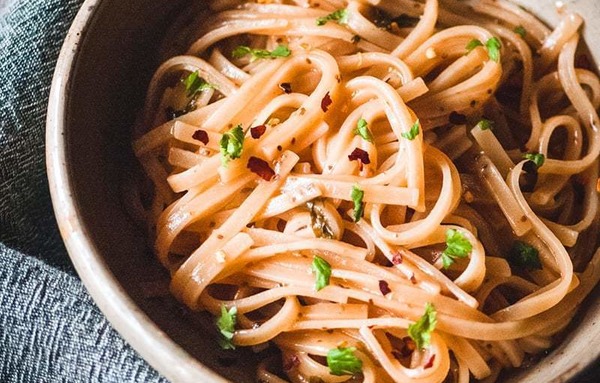 Instant Pot Noodles With Maple, Ginger & Chili