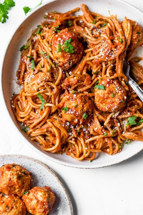 Spaghetti & Turkey Meatballs