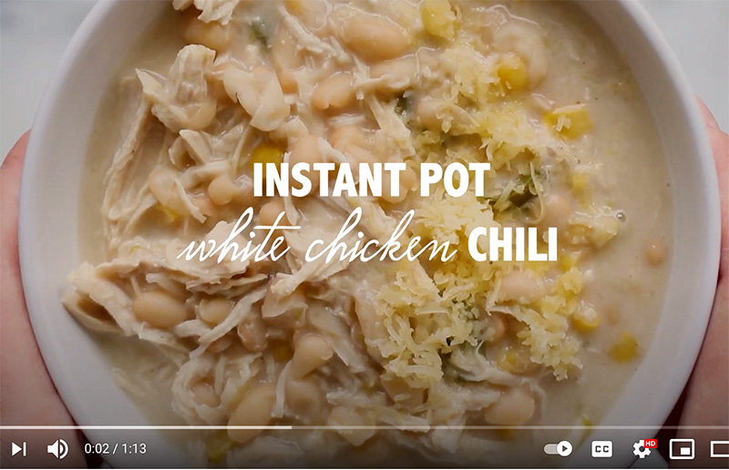 Instant Pot White Chicken Chili 