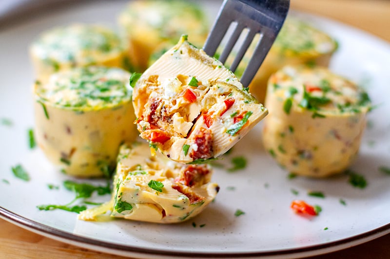 Mediterranean-style Instant Pot Egg Bites