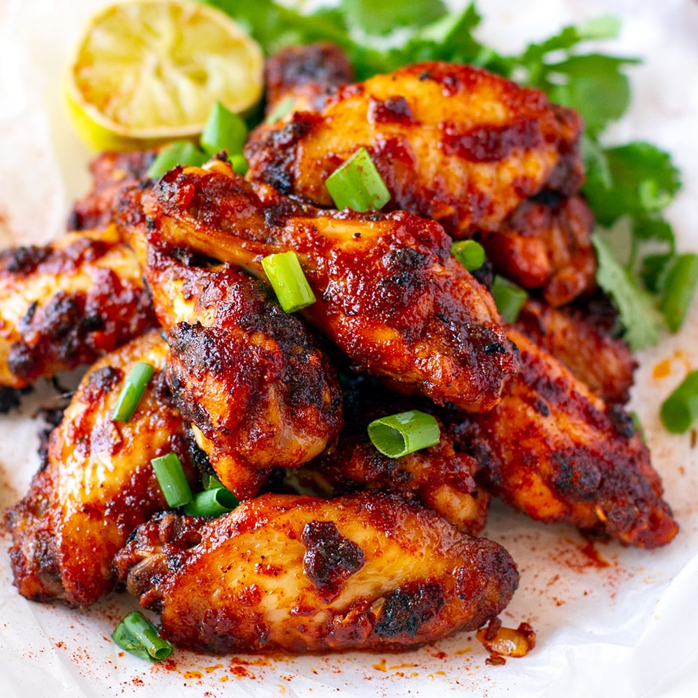 Maple Mustard Chicken Wings