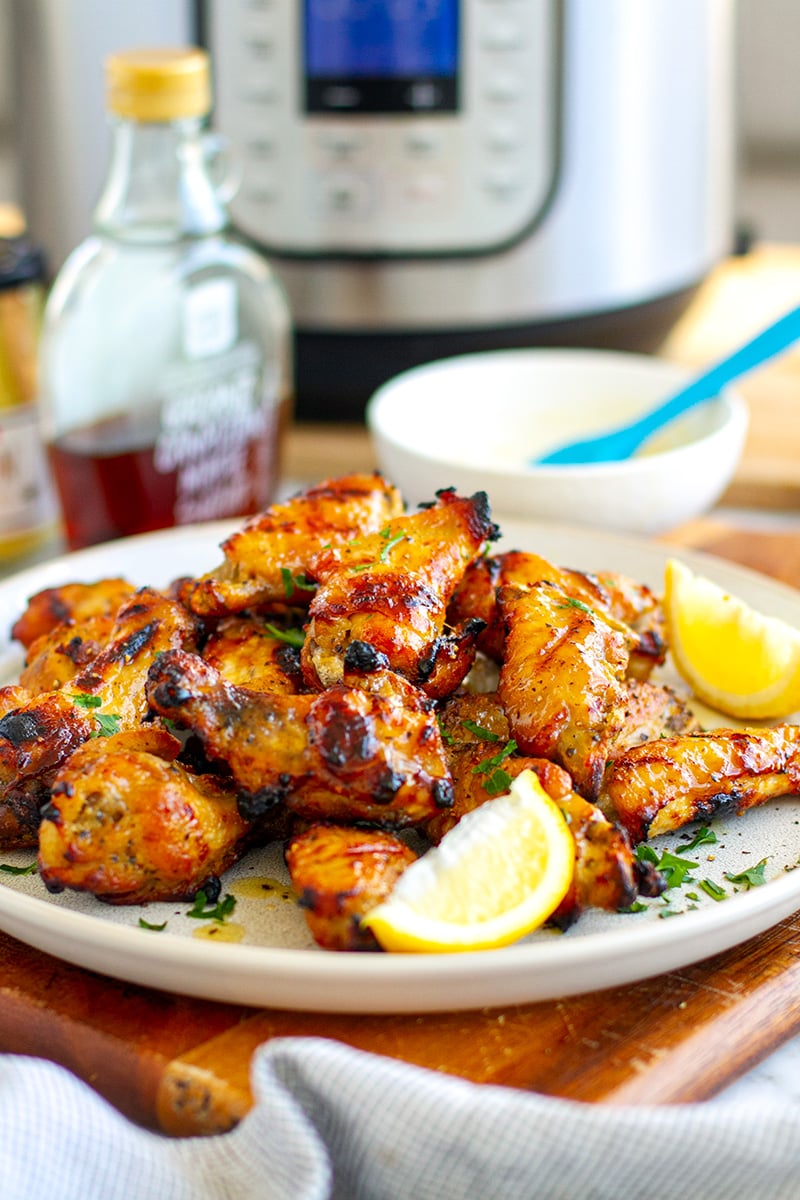 Mustard Maple Chicken Wings