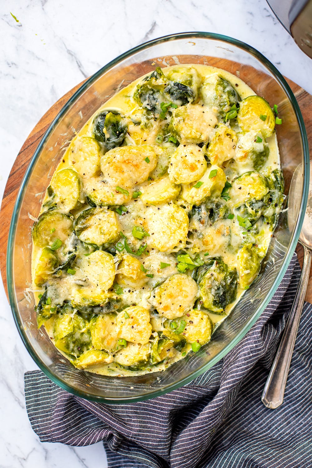 Brussels Sprouts Casserole (Au Gratin Style)