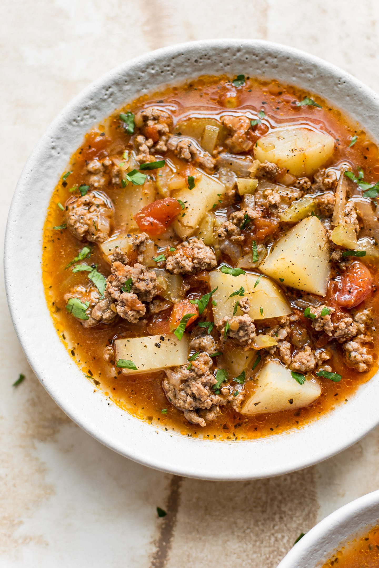 Instant Pot Hamburger Soup