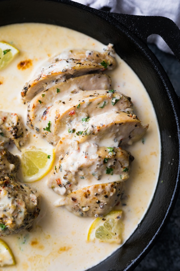 Instant Pot Creamy Lemon Chicken Breasts