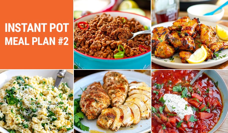 INSTANT POT MEAL PLAN #2