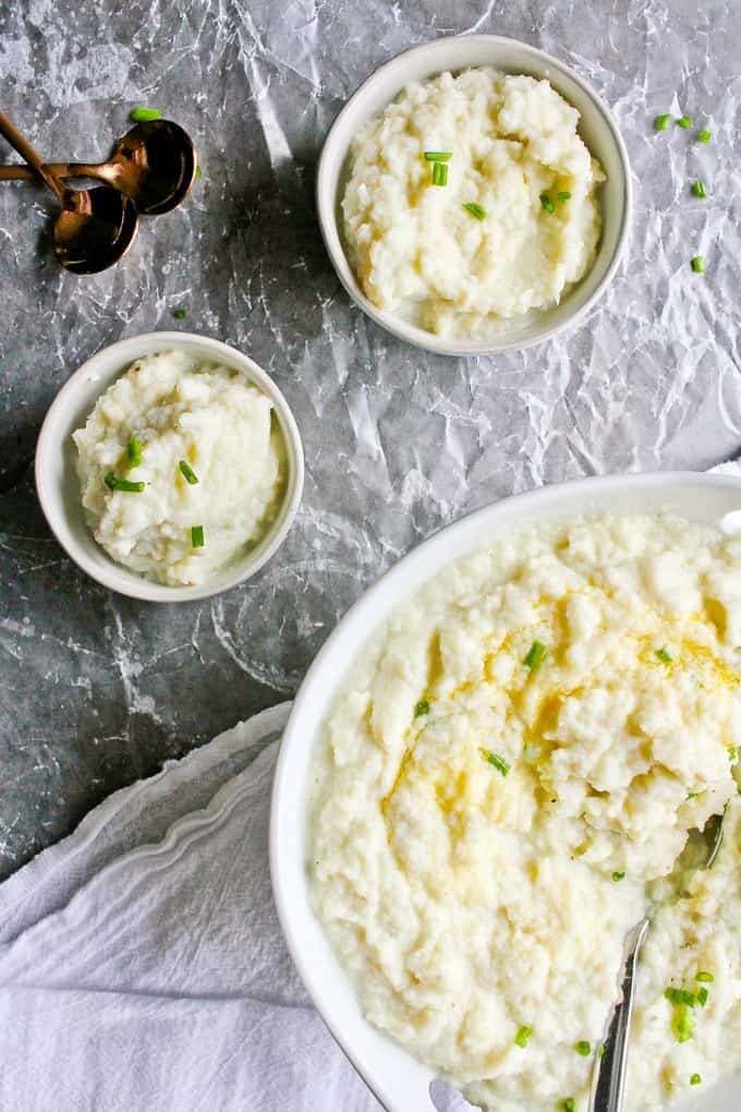 Instant Pot Mashed Cauliflower