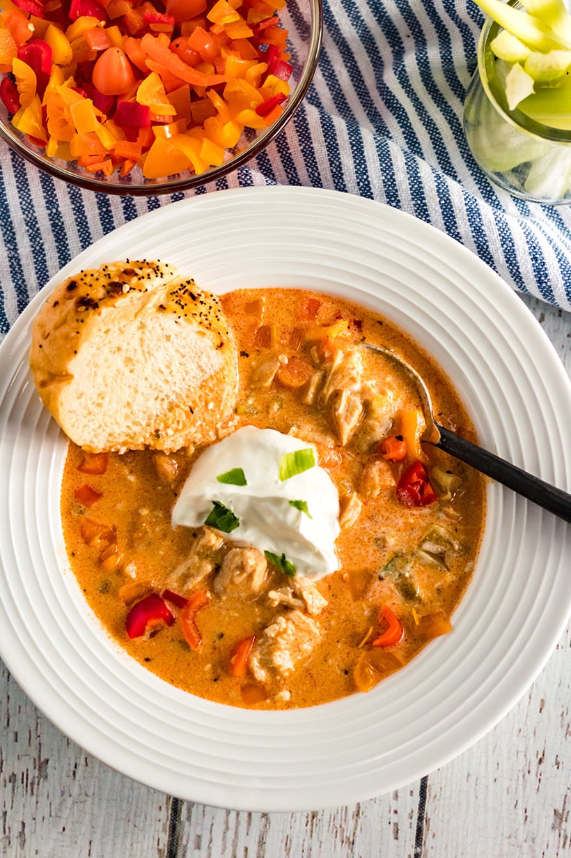 Buffalo Chicken Soup