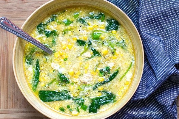 Instant Pot Chicken & Corn Soup