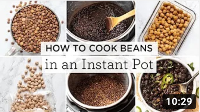 How to cook beans in an Instant Pot