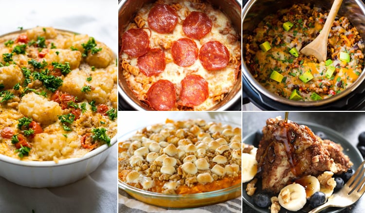 Instant Pot Comfort Dinner Casseroles 