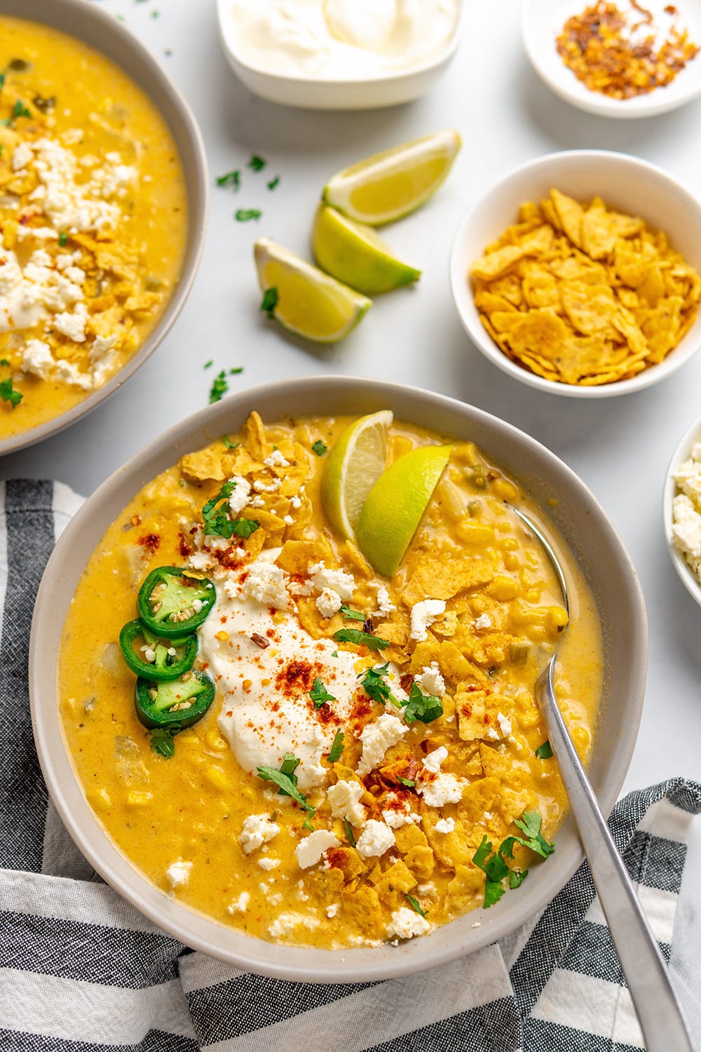 instant pot mexican street corn soup