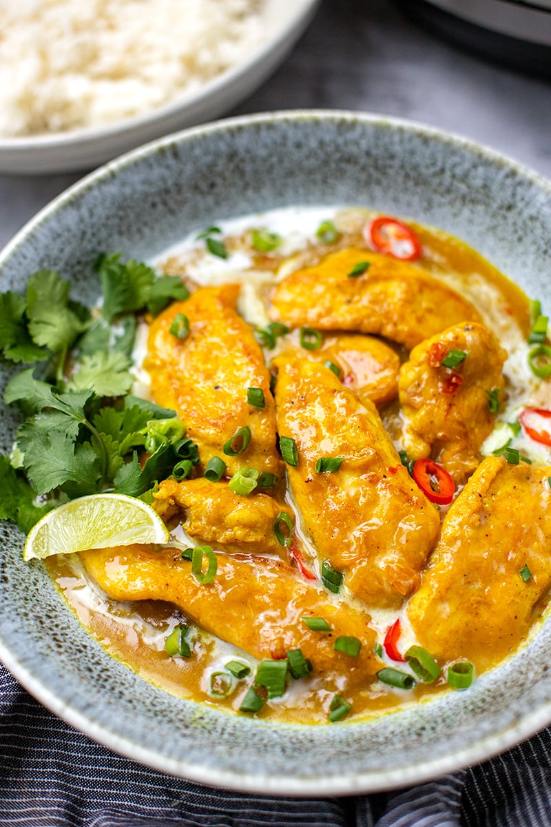 Thai-Style Instant Pot Coconut Lime Chicken