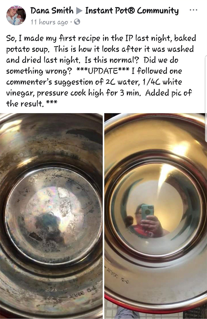 Simple Instant Pot Cleaning Tip From Instant Pot Community