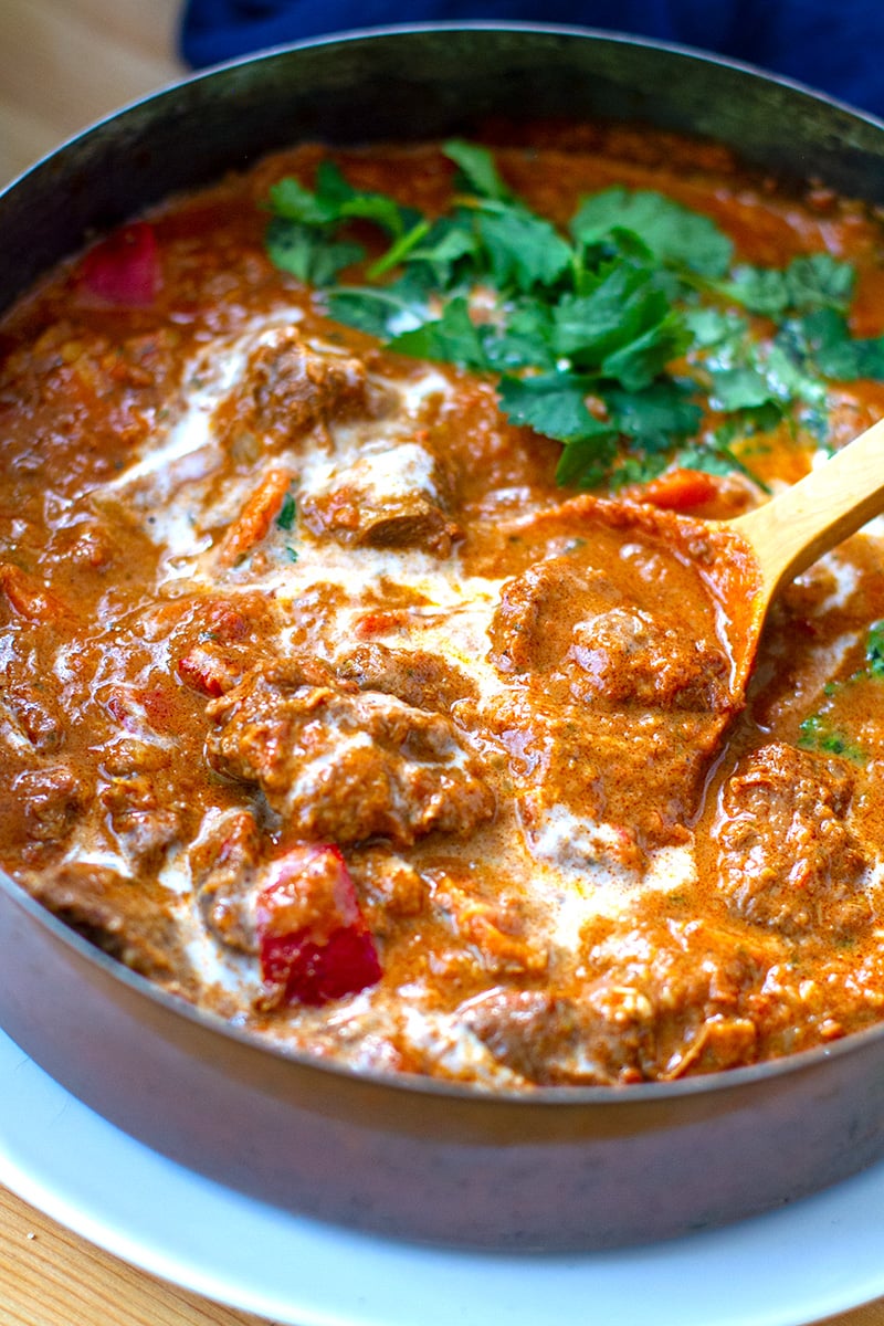 Creamy Instant pot Lamb Curry